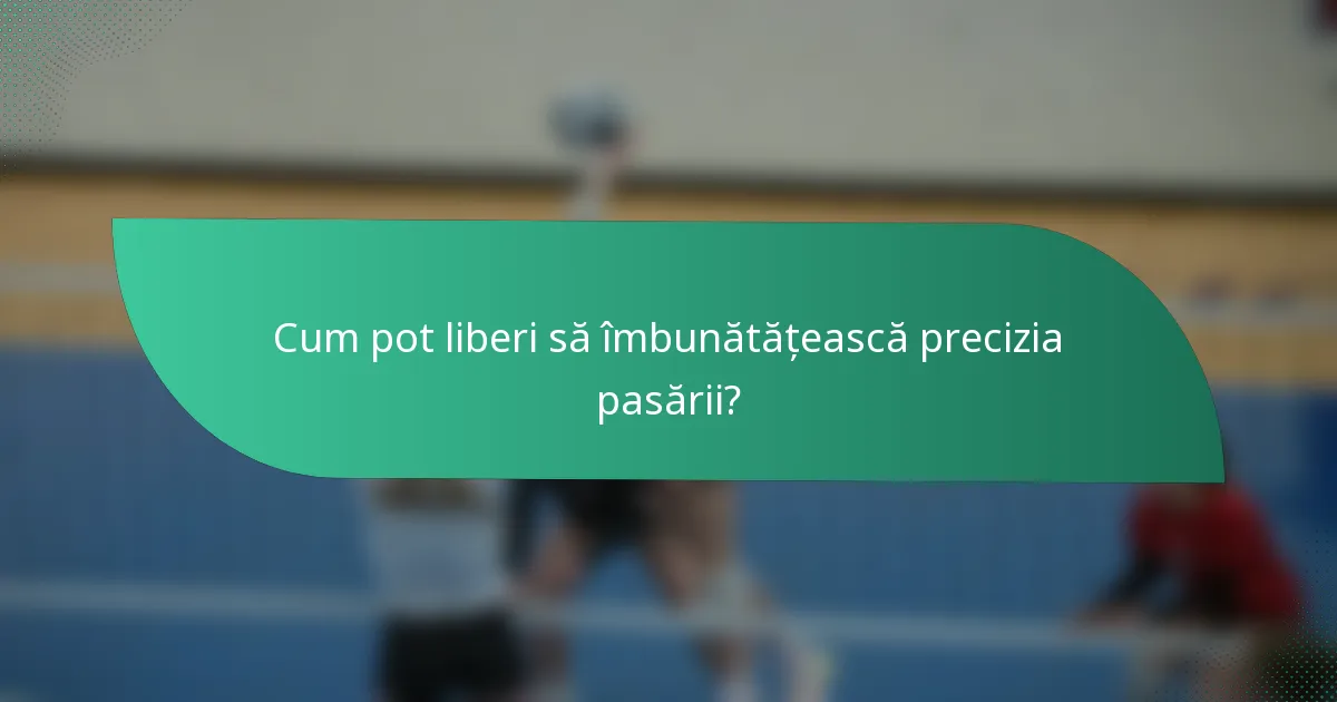 Cum pot liberi să îmbunătățească precizia pasării?